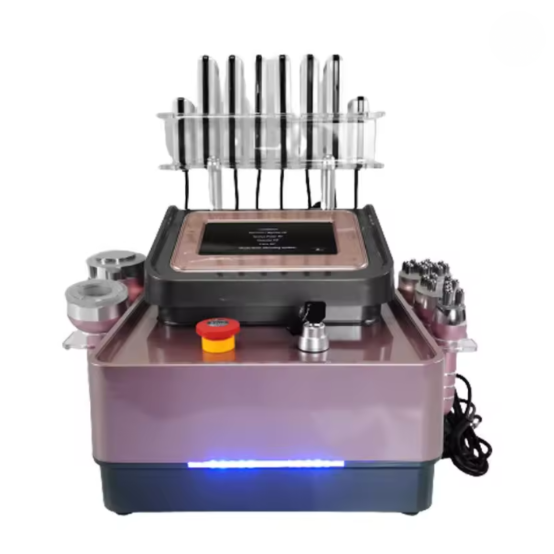 Rose Gold Lipo Laser 40K Cavitation Slimming Machine 6 in 1