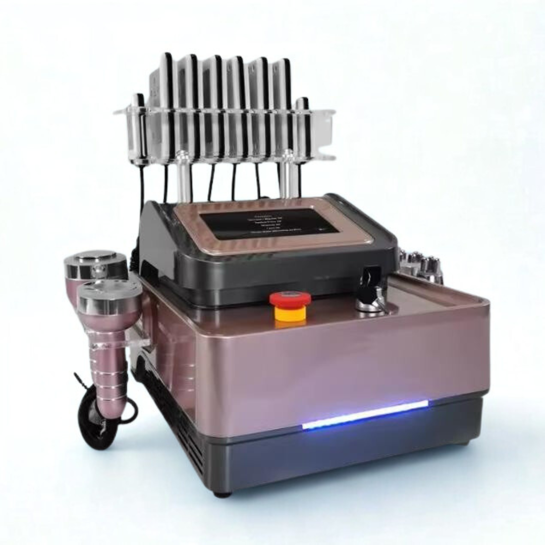 Rose Gold Lipo Laser 40K Cavitation Slimming Machine 6 in 1