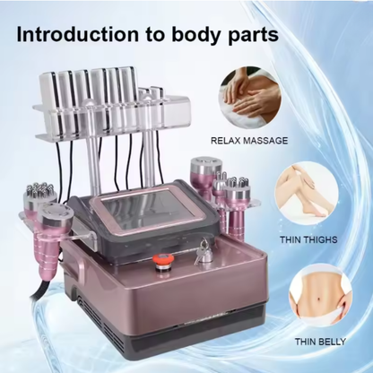 Rose Gold Lipo Laser 40K Cavitation Slimming Machine 6 in 1