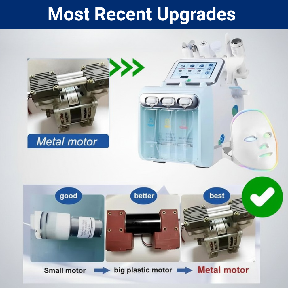 Latest Gen Hydro Dermabrasion Facial Machine 7 In 1