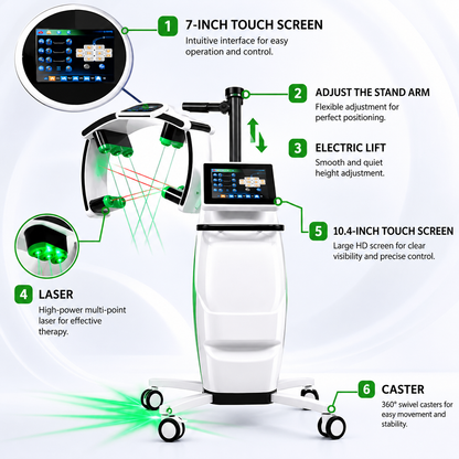 Green Light Laser Lipo Body Slimming Machine