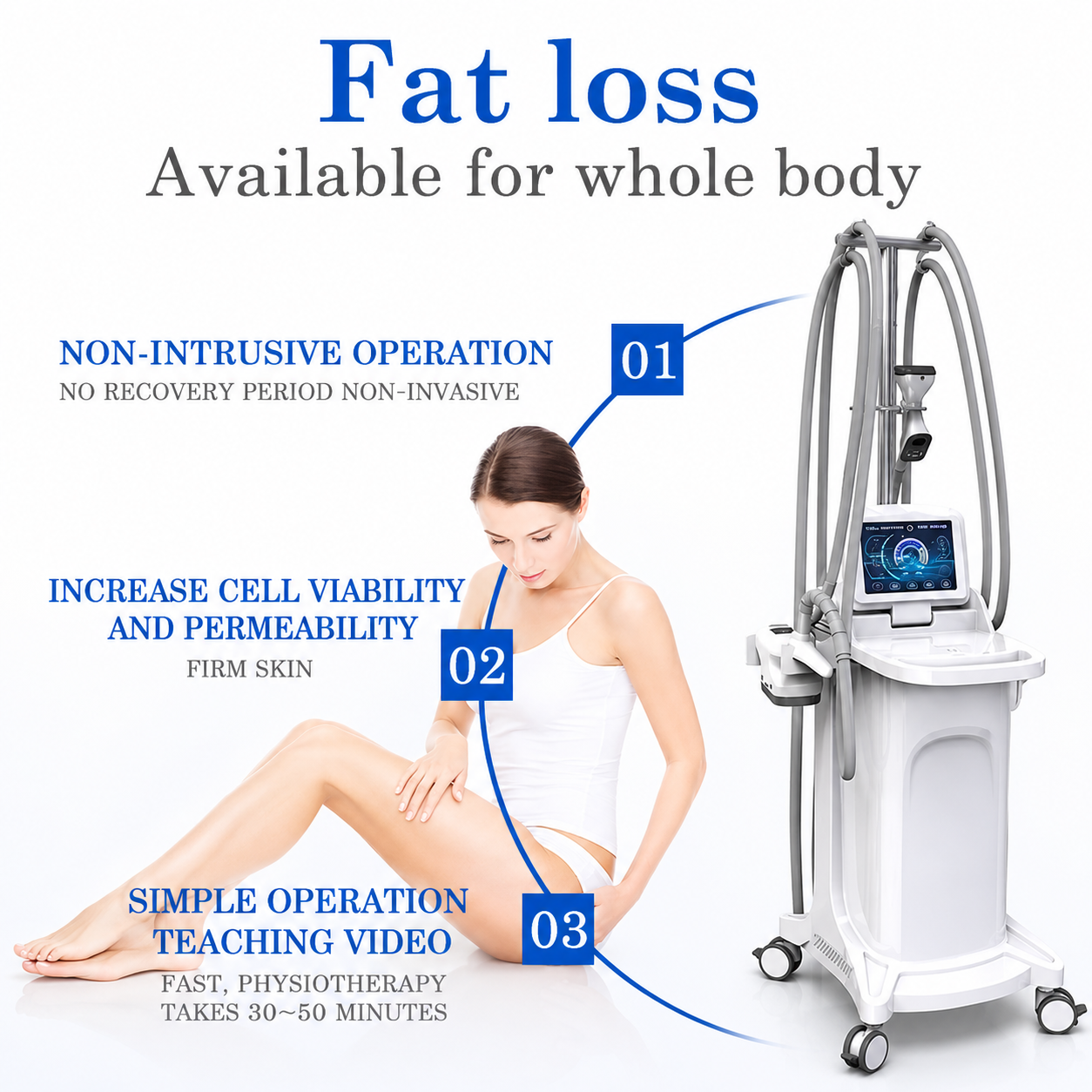 4 In 1 Vera Vacuum Roller Massage Machine VeloLux
