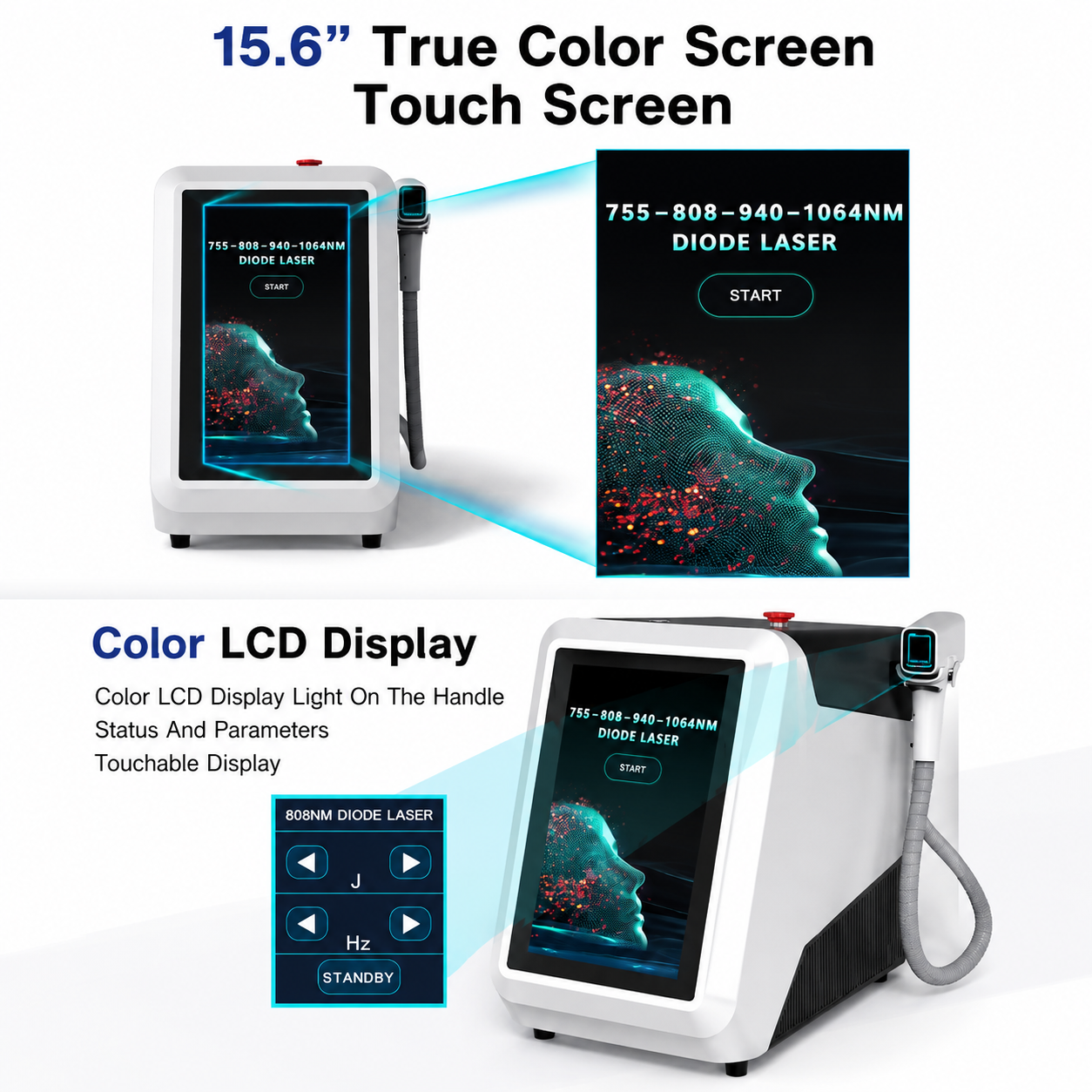 Professional Diode Laser Hair Removal Machine – LumiLASE