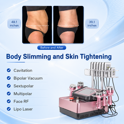 Lipo Laser 40K Cavitation Slimming Machine 6 in 1