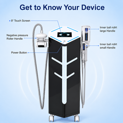 LipoRoll™ 2-in-1 Vacuum & Ball Roller Body Sculpting System