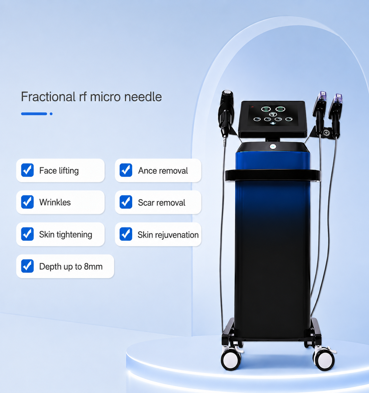 Metaphor 8 Microneedling RF Machine 3 In 1