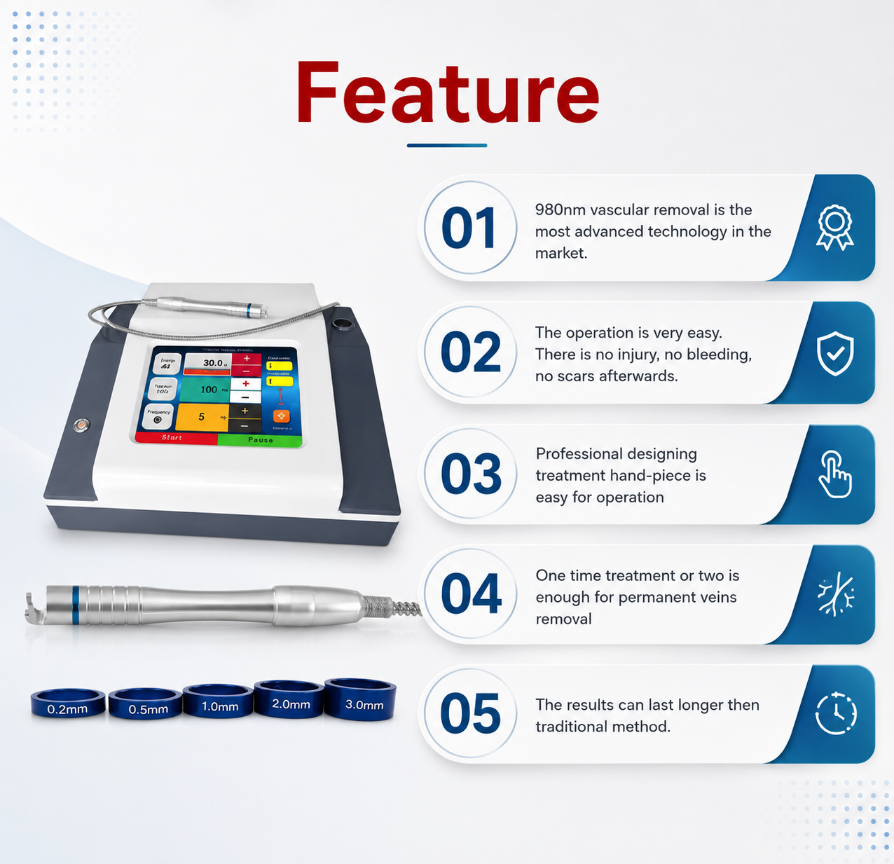 Spider Veins Laser Removal Machine 980nm Diode Laser*